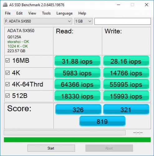 SX950 SSD Review