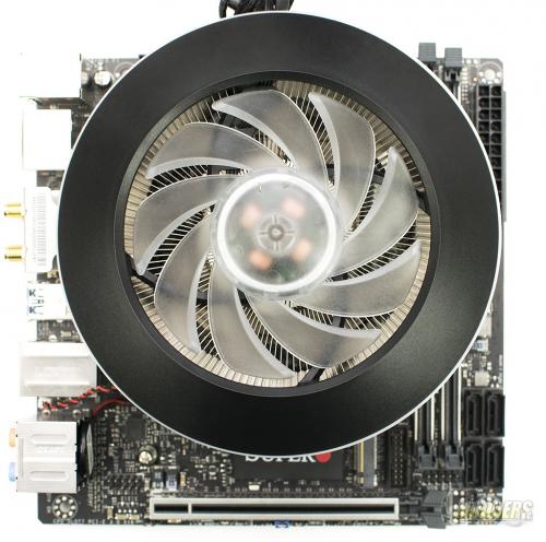 Cooler Master MASTERAIR G100M CPU Cooler installed