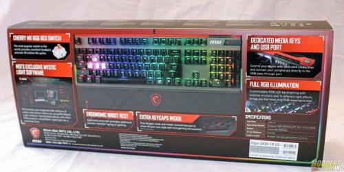 MSI Clavier mécanique VIGOR GK80 Silver Switch MX Red RGB