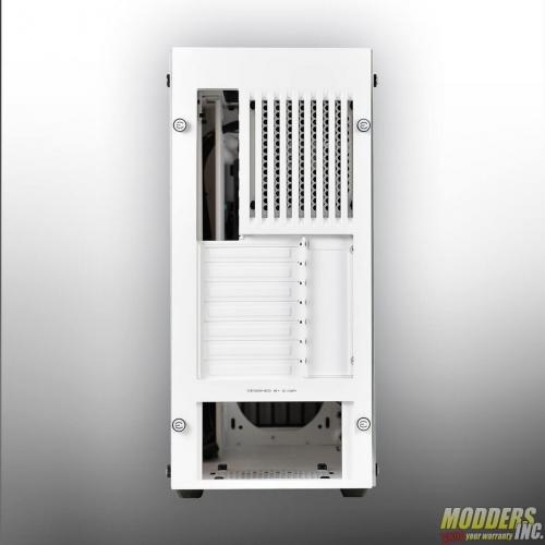 EVGA DG-77 Alpine White Midtower Review Case, EVGA, Gaming, midtower, tempered glass, vertical GPU, white 2