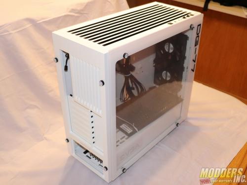 EVGA DG-77 Alpine White Midtower Review Case, EVGA, Gaming, midtower, tempered glass, vertical GPU, white 3