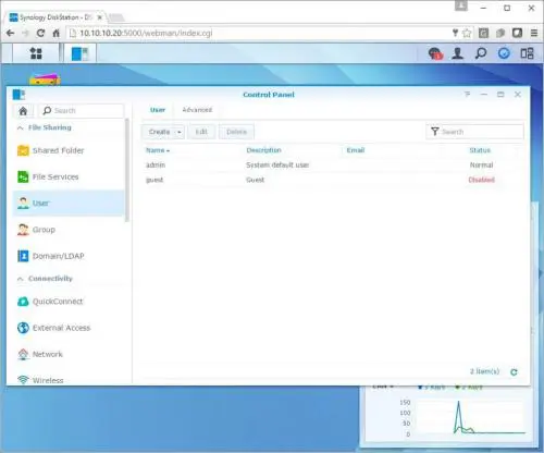 Synology DS 1819+ NAS Review 10Gbe, ATOM, CPU, Disk Manager, DS 1819+, SFP+, SSD, Synology, Virtual Machines 7