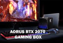 GIGABYTE Releases the AORUS RTX 2070 Gaming Box Aorus, Gigabyte, RTX 2070 3