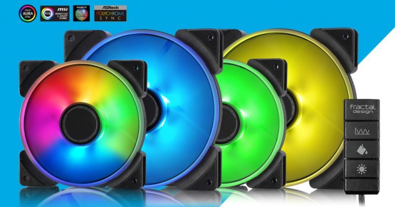 Fractal Design introduces Prisma fan series Fractal, pwm, rgb 2