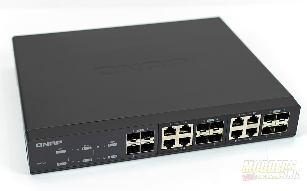 QNAP QSW-1208-8C-US 12-Port Unmanaged 10GbE Switch - Modders Inc