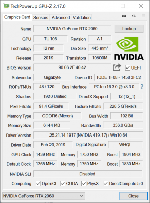 Gigabyte RTX 2060 Gaming OC 6G 6GB, Aorus, DLSS, Gaming, Gigabyte, Graphics Card, OC, ray tracing, RTX 2060, Video Card 1