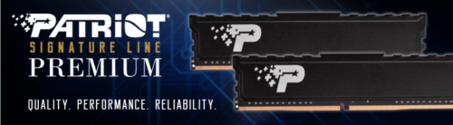 Patriot Memory launches new Signature Premium DDR4 UDIMM memory with heatshield ddr4, Patriot 1