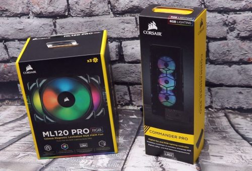 Corasir ML120 Pro Fans and Commander Pro