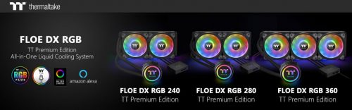 Thermaltake Floe DX RGB Series TT Premium Edition AIO Cooler, Thermaltake, Thermaltake Floe DX RGB, water coling 2