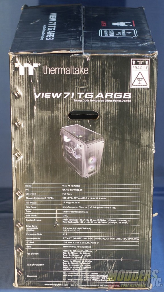 Thermaltake View 71 ARGB, ATX, tempered glass, Thermaltake, Water Cooling 1