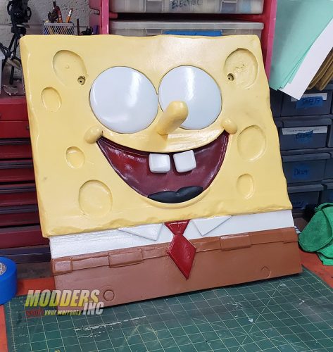 SpongeBob PC Case Mod Case Mod, Custom Case Mod, EVGA, spongebob 4