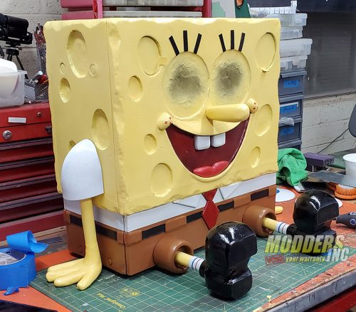 SpongeBob PC Case Mod Case Mod, Custom Case Mod, EVGA, spongebob 5