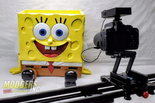 SpongeBob PC Case Mod Case Mod, Custom Case Mod, EVGA, spongebob 6