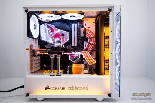 Aorus Z390 Waterforce CES 2020 Build Aorus, Build, cablemod, CES, Corsair, ModMyMods 19