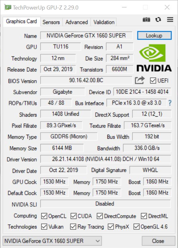 Nvidia GeForce GTX 1660 Super review