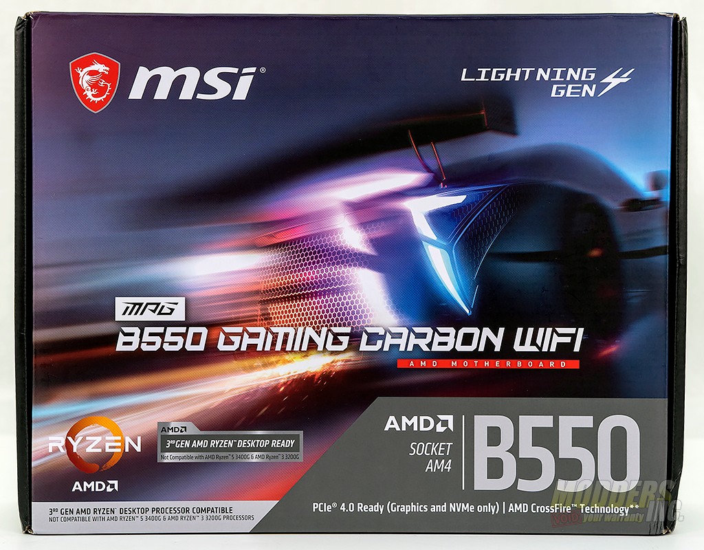MSI Releases MPG B550 GAMING CARBON WIFI Motherboard