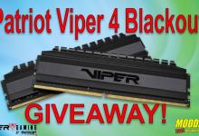 Viper Gaming Viper 4 Blackout DDR4 Memory Giveaway contest, ddr4, giveaway, Patriot, viper 5