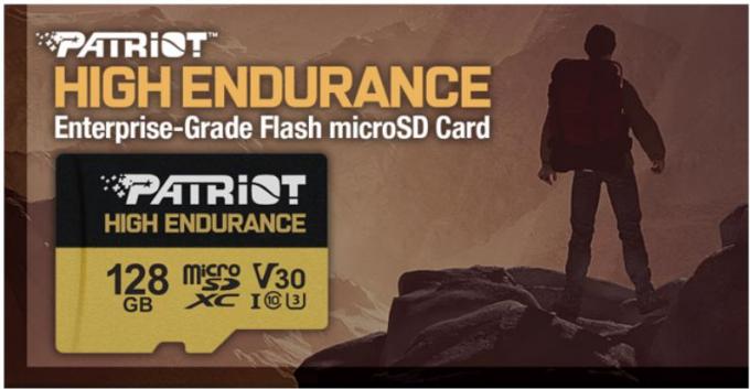 Patriot New EP series High Endurance microSDHC/XC cards Micro SD Card, Patriot 1