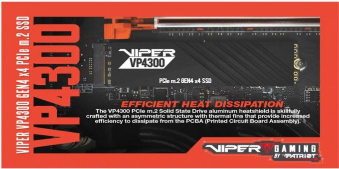 NEW VIPER VP4300 PCIe Gen4 x4 M.2 2280 SSD m.2, Patriot, PCIE, SSD, viper 3