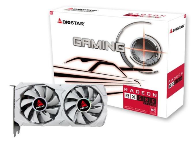 BIOSTAR RX 580 White - 1