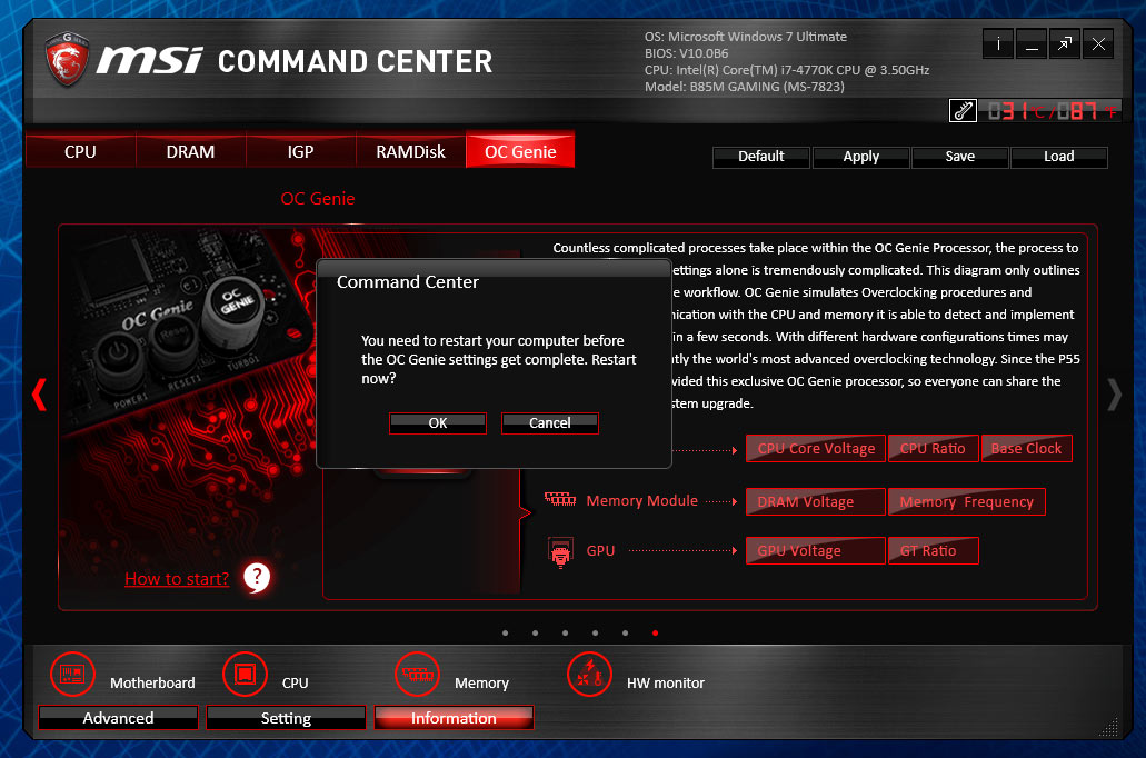 Msi dragon center is not supported