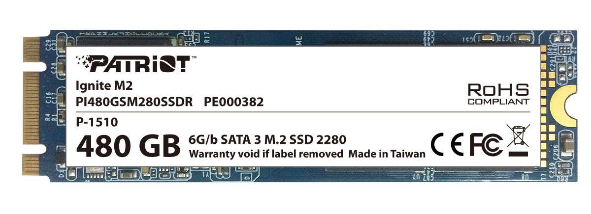 Patriot New Ignite Series M2 SATA Solid-State Drive - Modders Inc