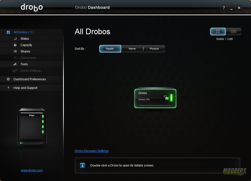 drobo dashboard linux